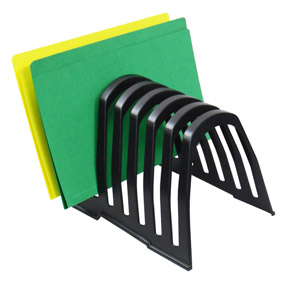 greenR Step File Organiser - Recycled Black